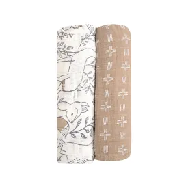 2-Pc. Swaddle Wraps - Ezra by Crane Baby