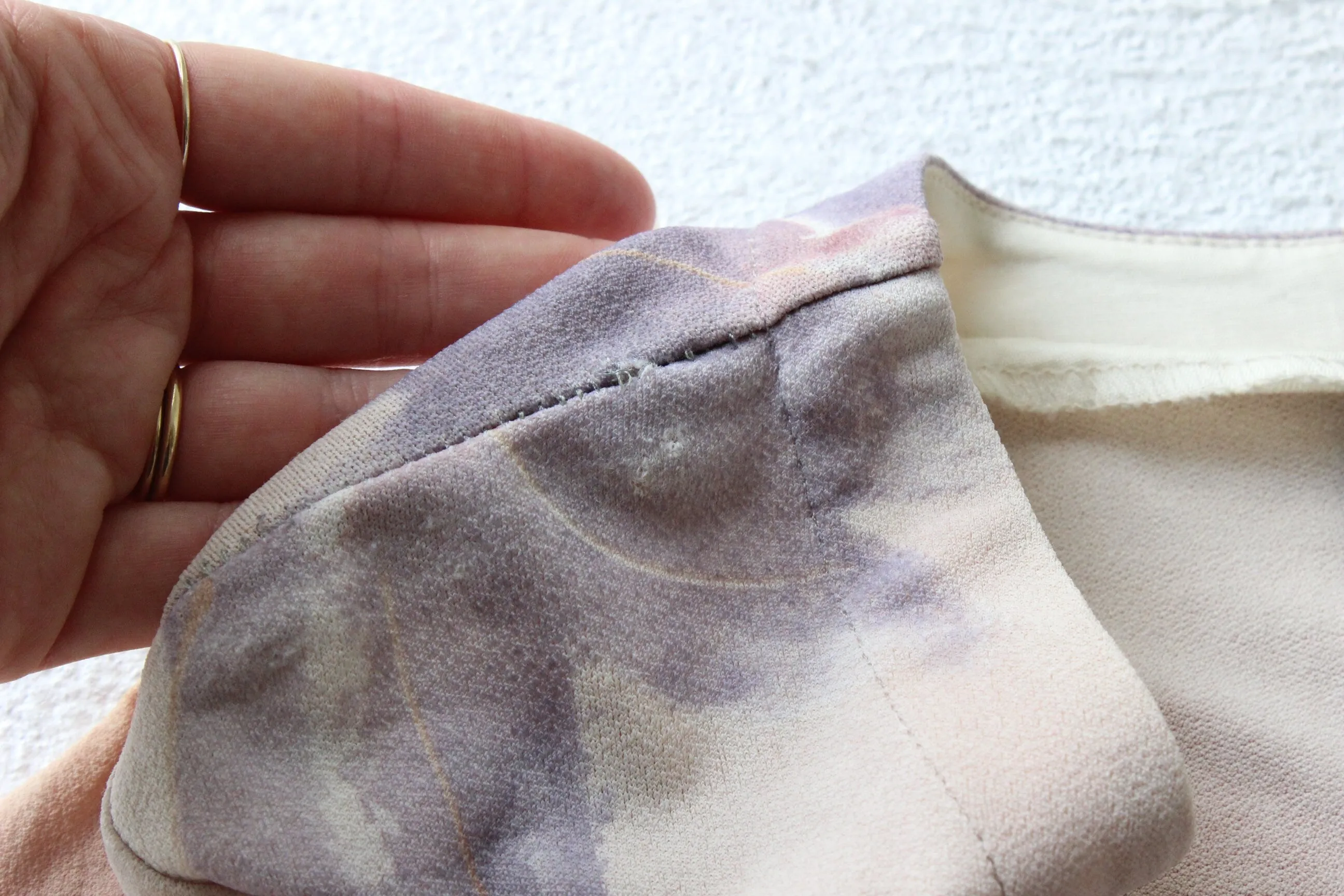 90s Slinky Watercolour Pastel Tee Dress