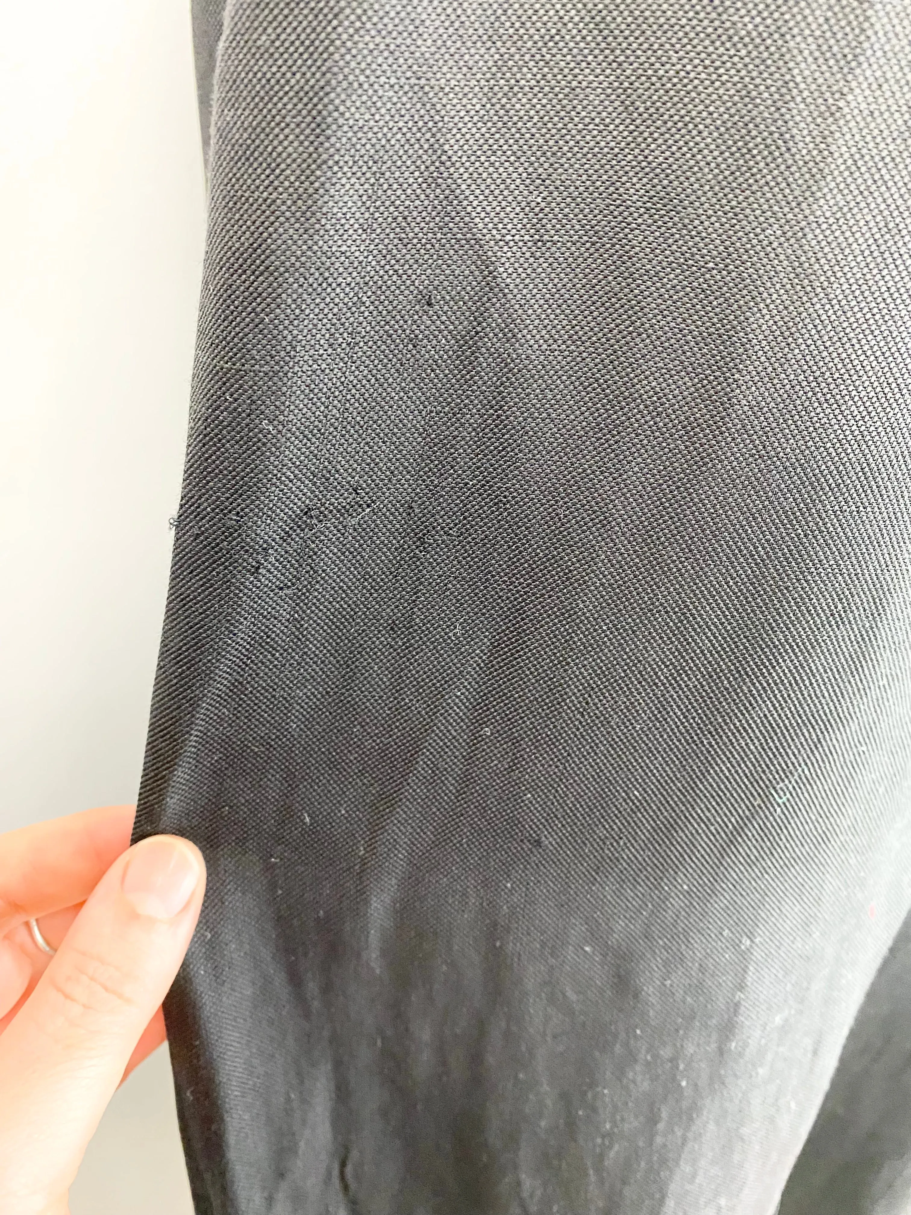 Alpha 60 Black Linen Blend Culottes - AU 6 / 8