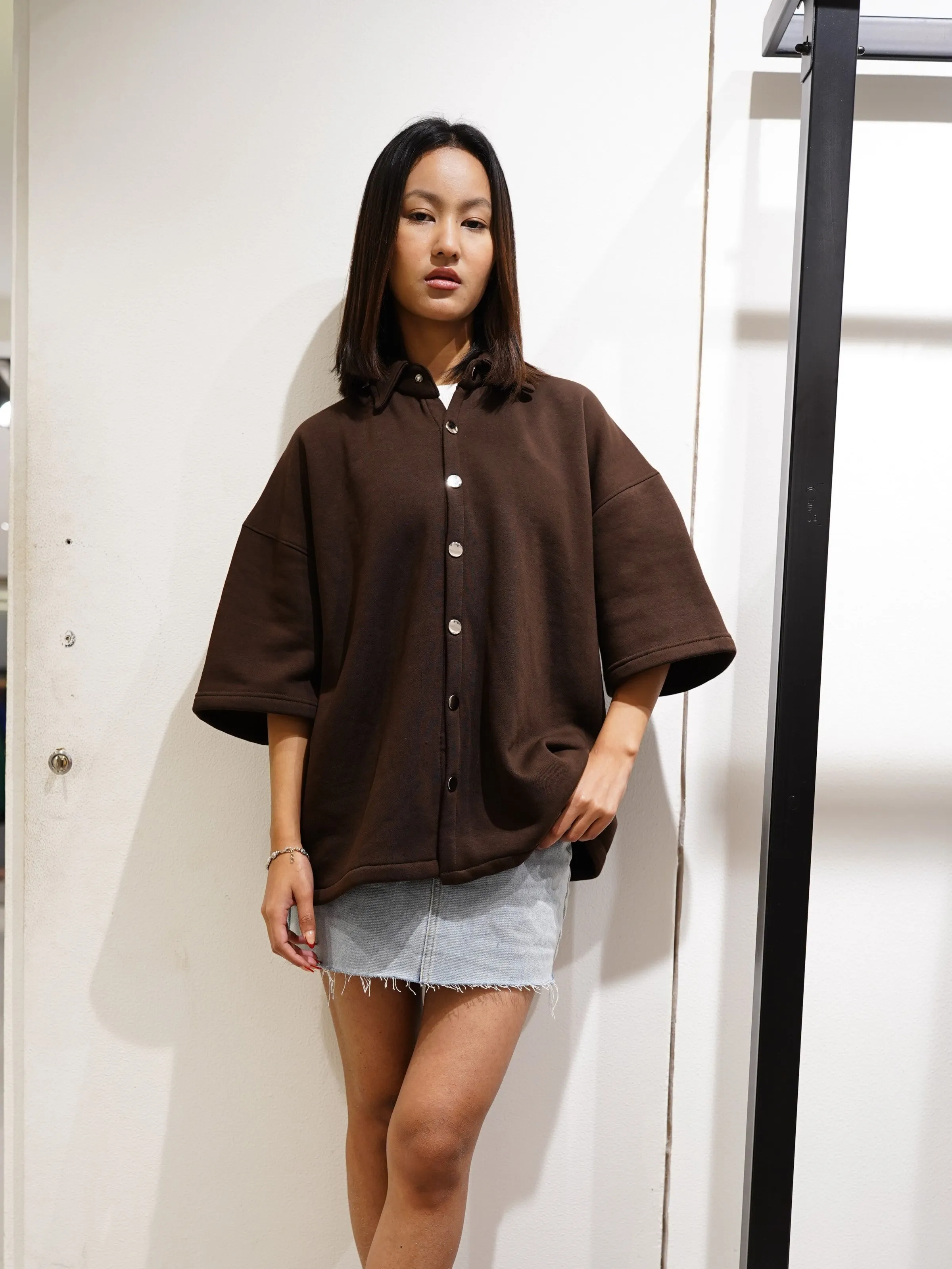 Basic Half sleeve Shacket For Men And Women