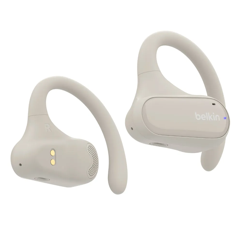 BELKIN Audio Open-Ear Wireless Earbuds Soundform Clear