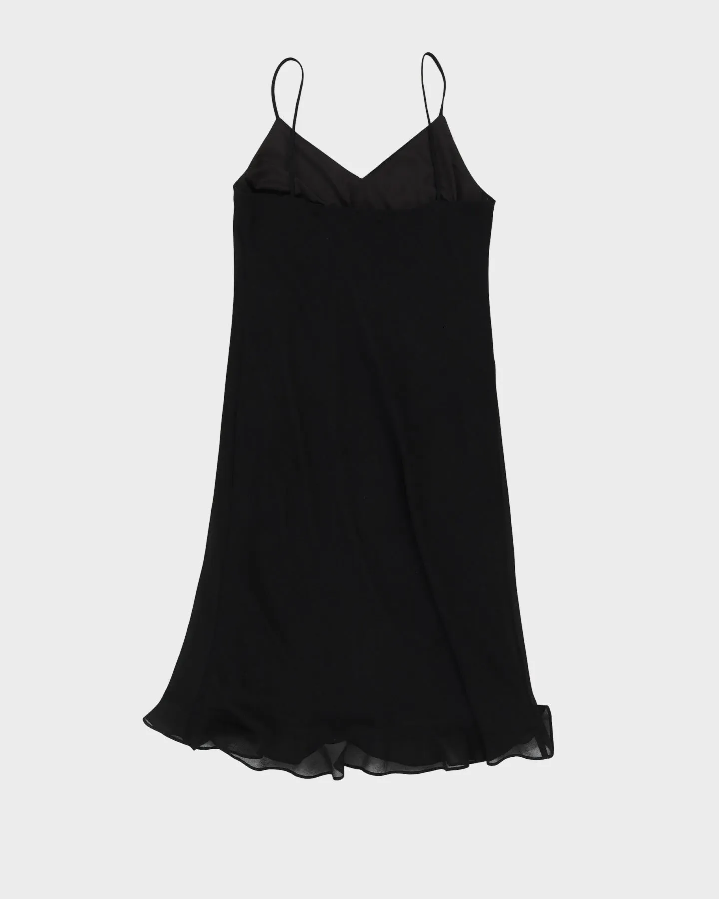 Black Strappy Midi Dress - M
