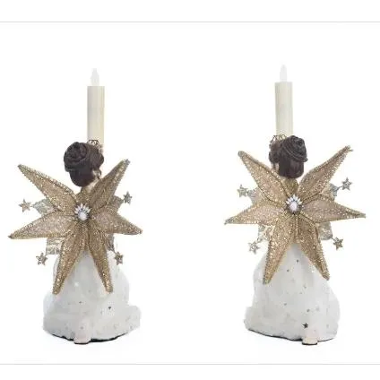 Celestial Angel Candle Holders Set 28-328836