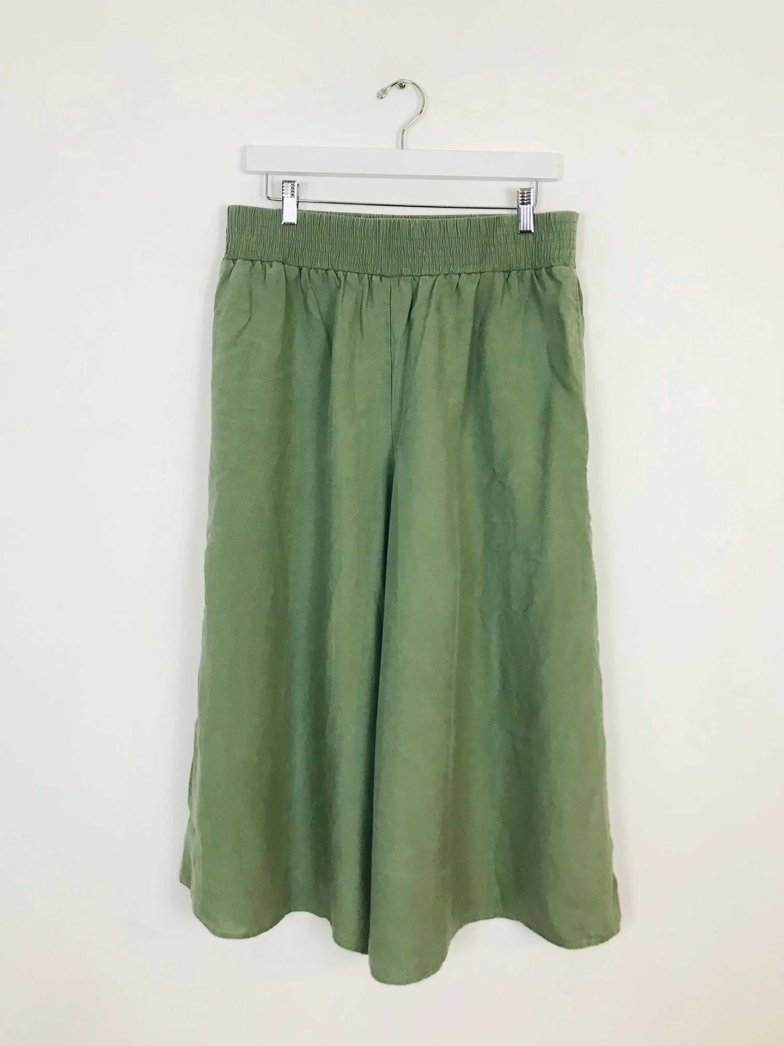 French Connection Women’s Wide Leg Culottes | UK14 | Green