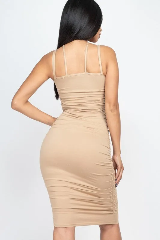 Green Haze  Midi Dress