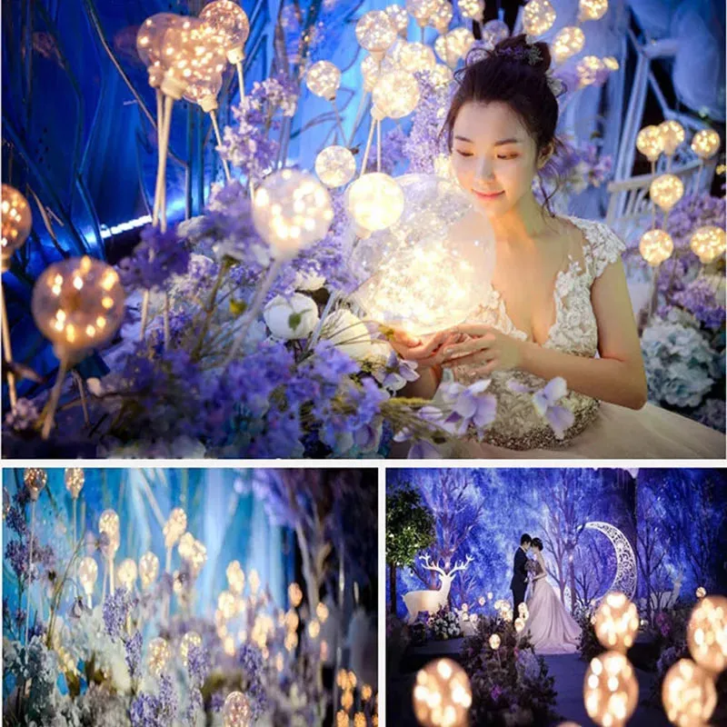 Hanging wedding starry sky props space ball fantasy starry wedding arrangement chandelier window decoration ceremony ball
