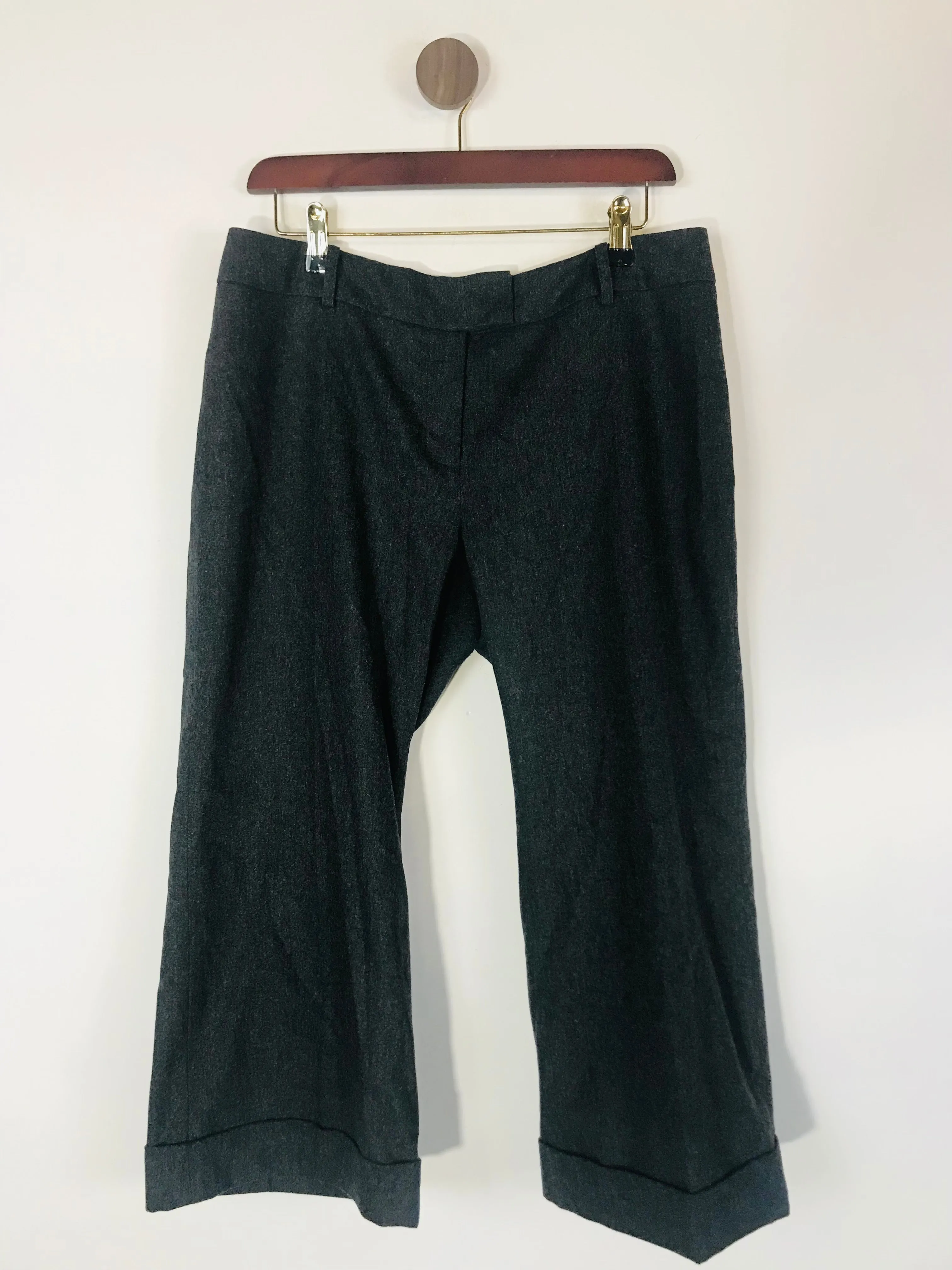 Hobbs Women's Wool Smart Culottes Trousers | UK14 | Grey