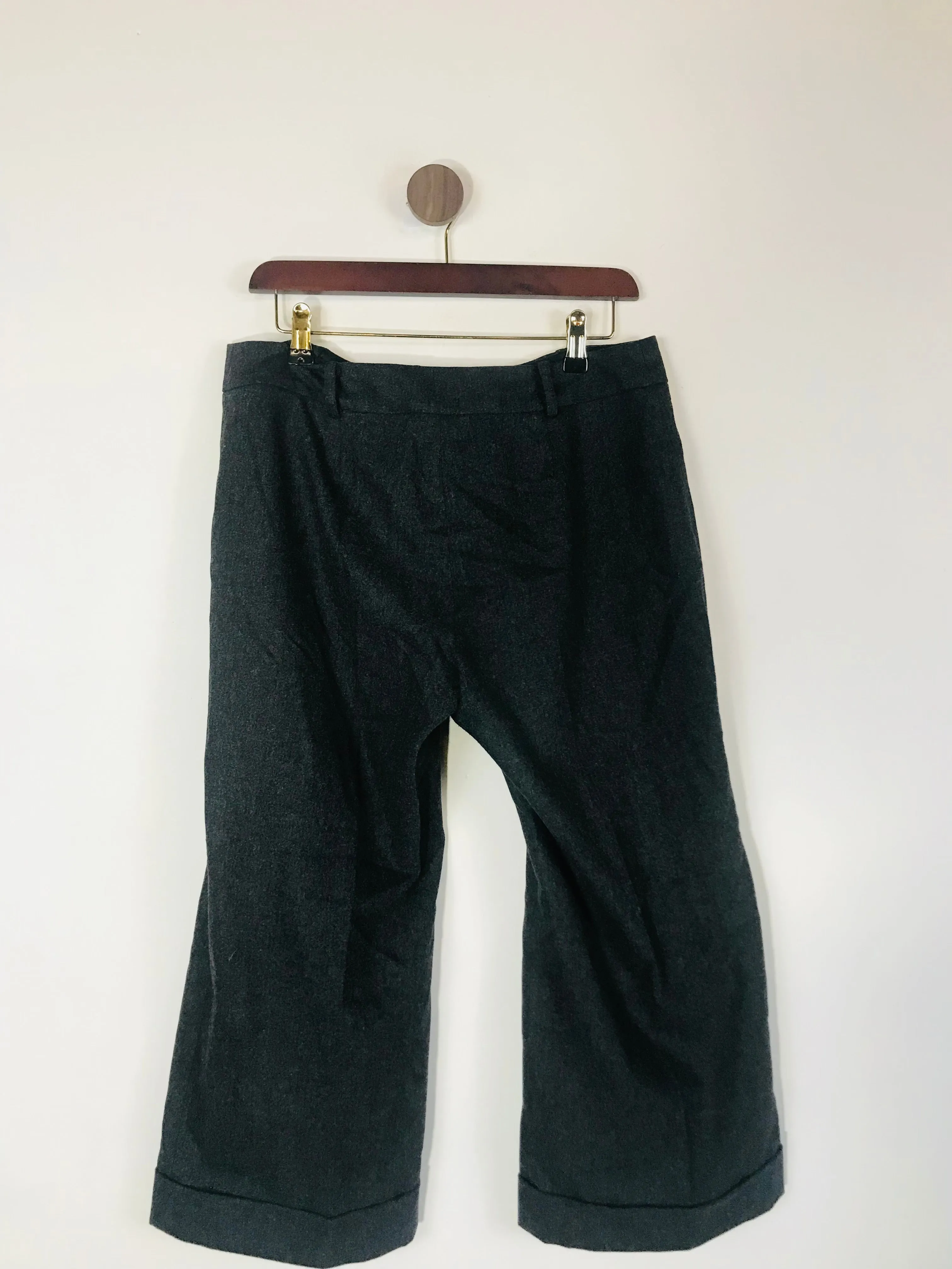 Hobbs Women's Wool Smart Culottes Trousers | UK14 | Grey