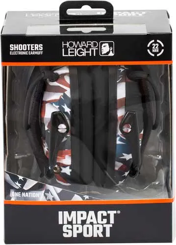 Howard Leight Impact Sport - One Nation Flag Elec Muff Nr22