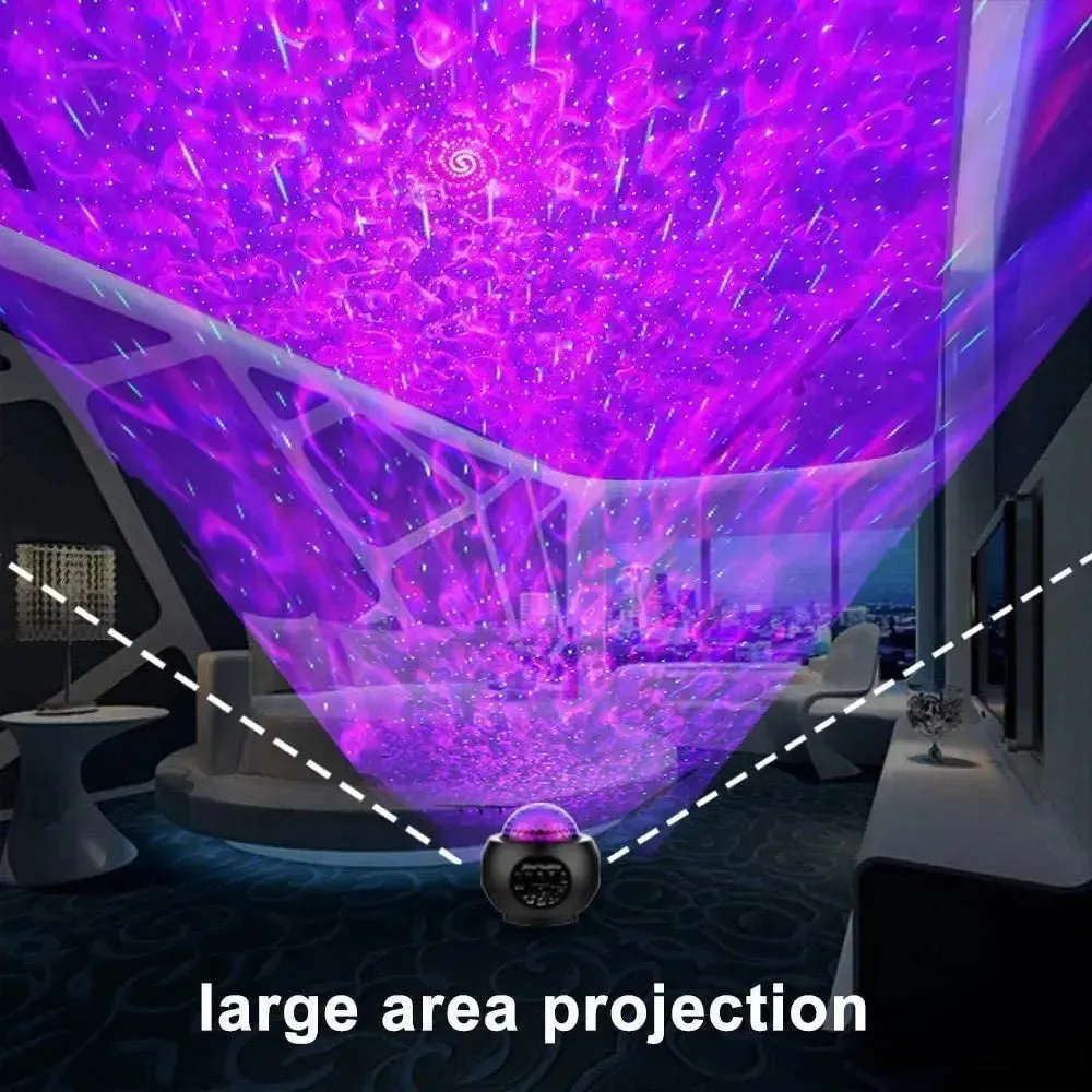 LED Night Light Starry Sky Projector with Bluetooth Wireless Speaker