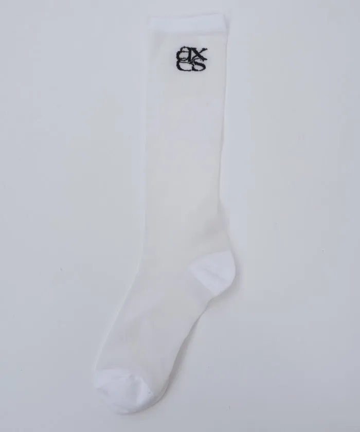 Logo Sheer High Socks