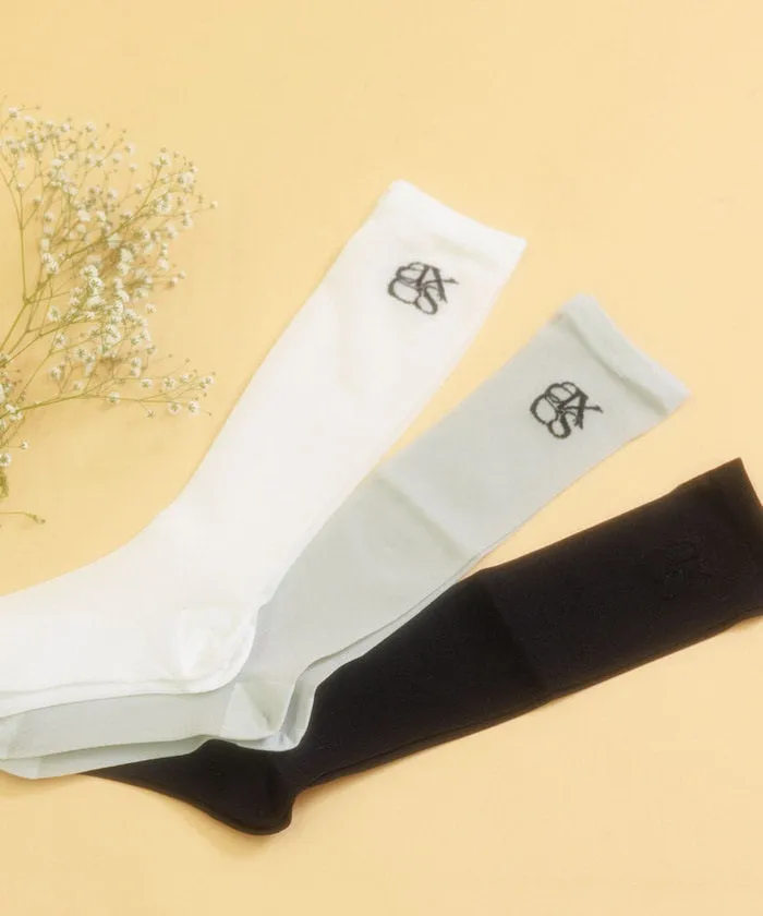 Logo Sheer High Socks