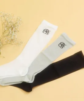 Logo Sheer High Socks
