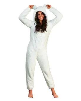 Loungeable Womens Mint Teddy Onesie