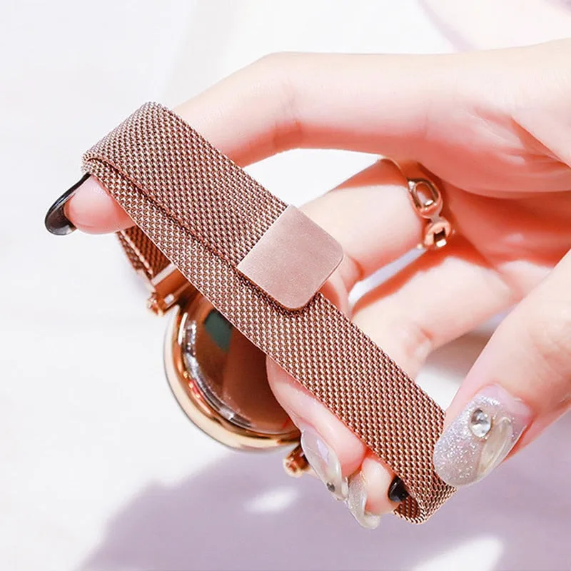 Luxury Starry Sky Magnetic Mesh Belt Band Watch