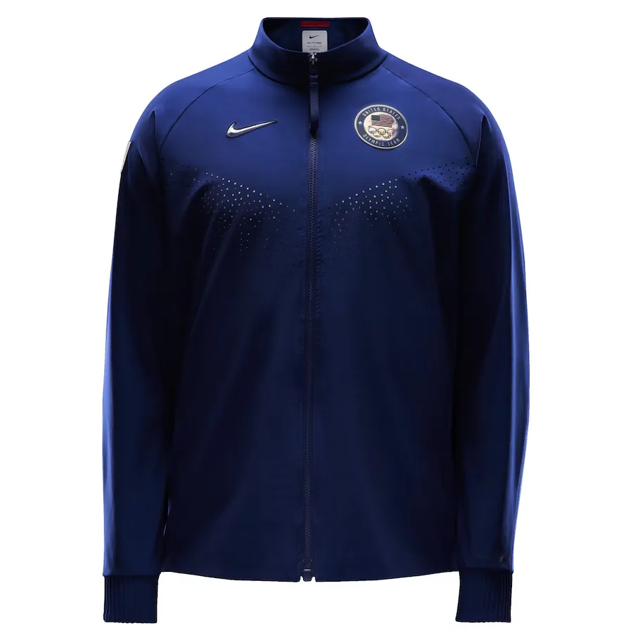 Men's Nike Blue Team USA Medal Ceremony Full-Zip Jacket
