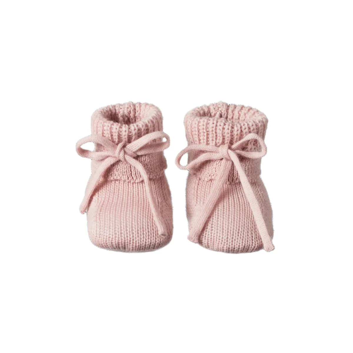 Nature Baby Teddy Booties - Rose Dust