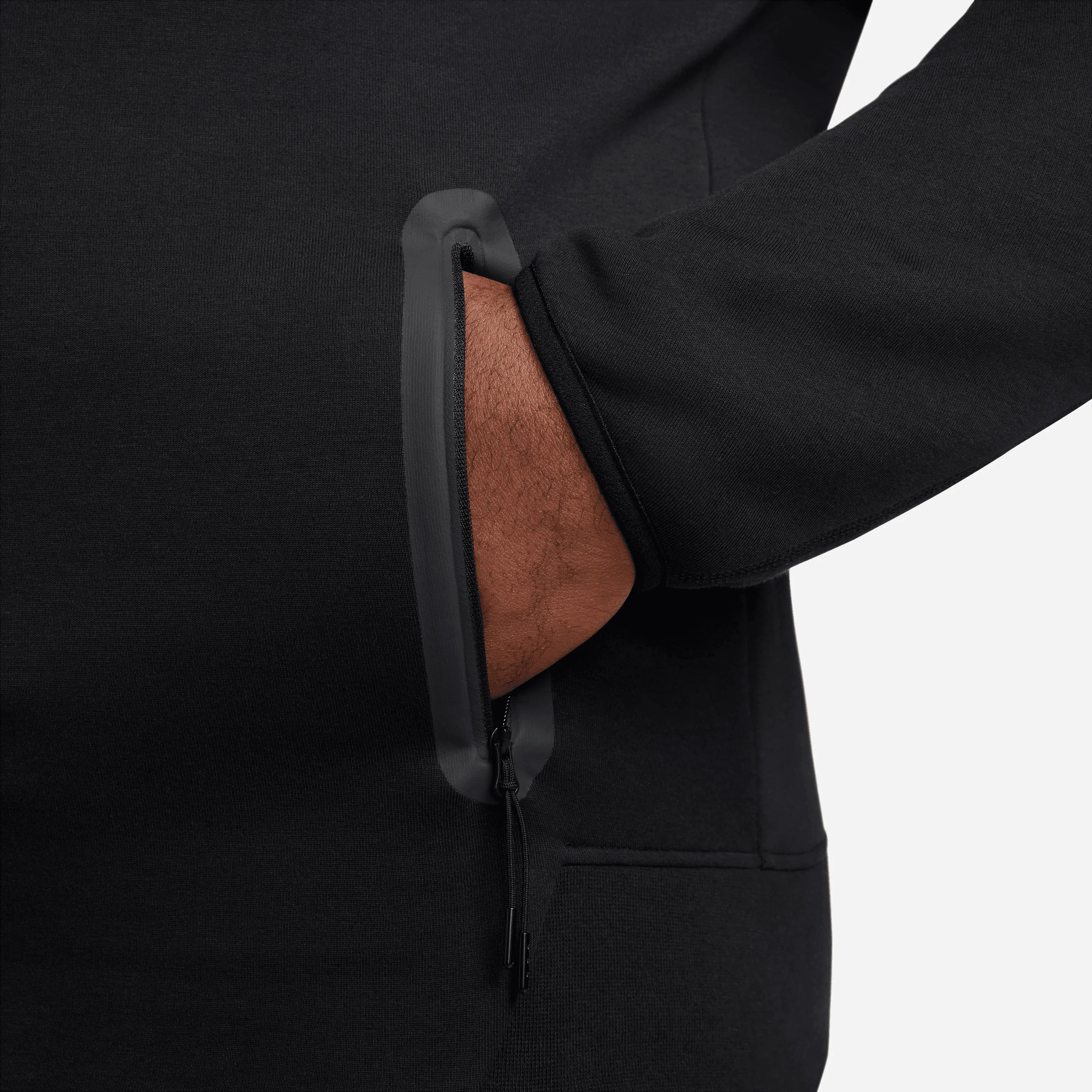 Nike - Men - Tech Fleece Full-Zip Hoodie - Black