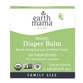 Organic Diaper Balm 4 oz by Earth Mama Organics