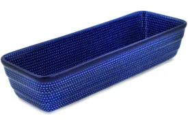 Polish Pottery 12" Rectangular Baker Starry Night UNIKAT
