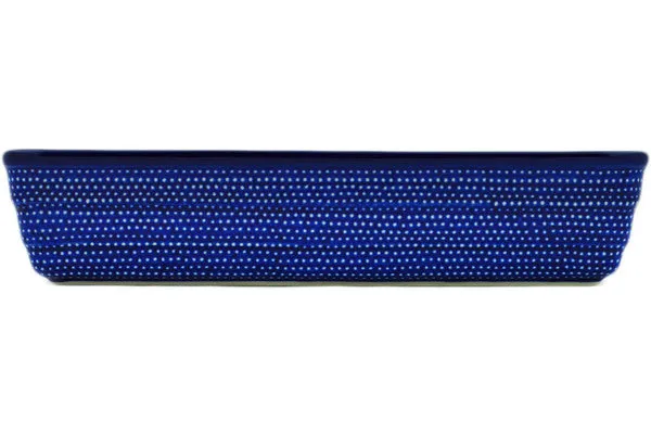 Polish Pottery 12" Rectangular Baker Starry Night UNIKAT