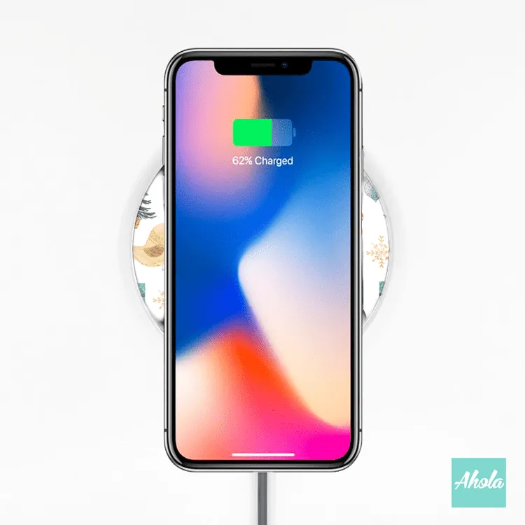 【Scandinavian Christmas】15W Ultra thin FastWireless Charger Pad 聖誕名字無線差電板