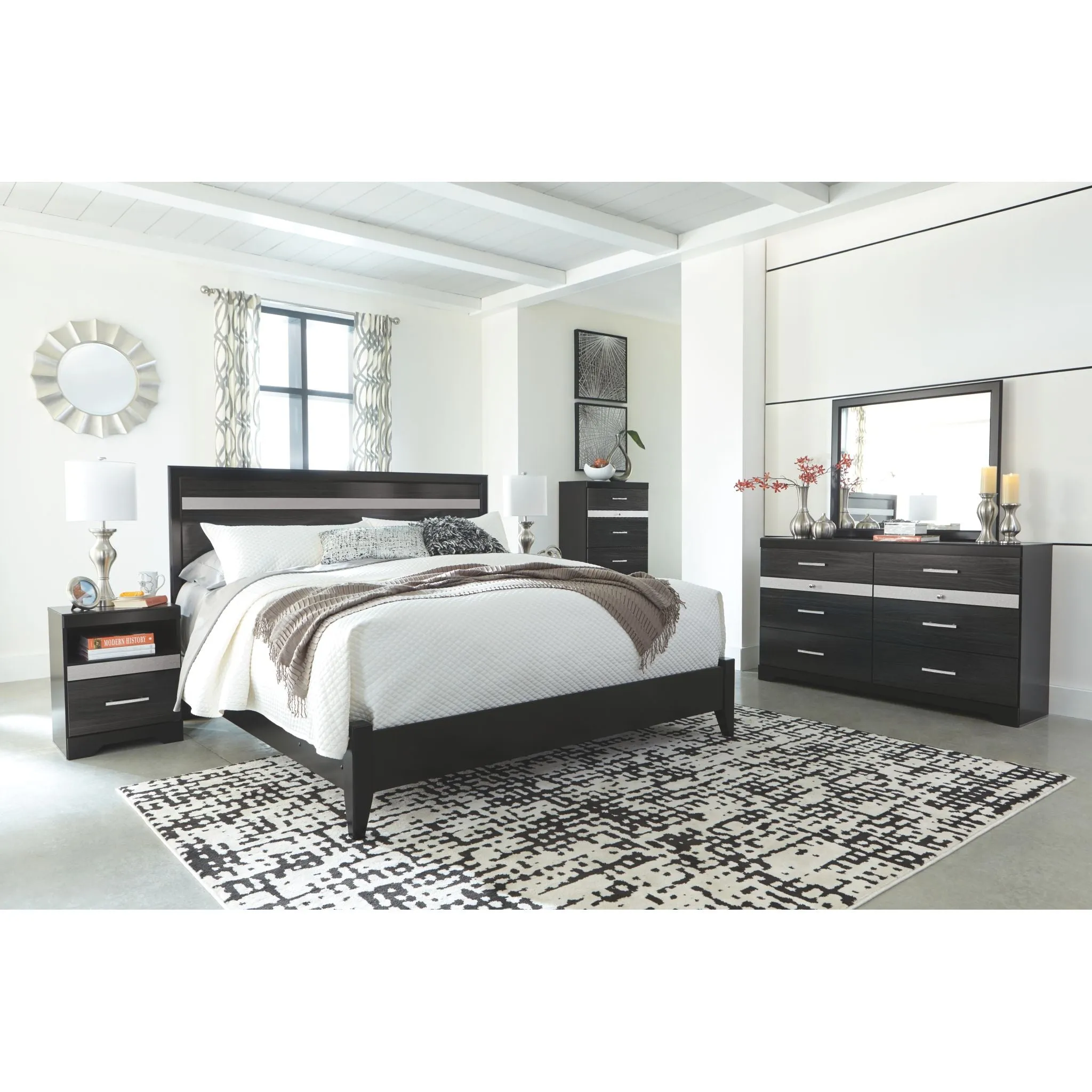 Starberry 3 Piece Panel Bed