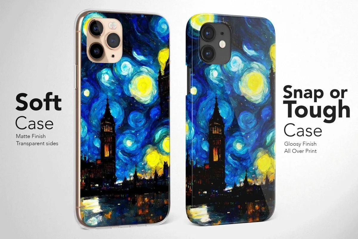The Starry Night Phone Case Vincent Van Gogh Cover