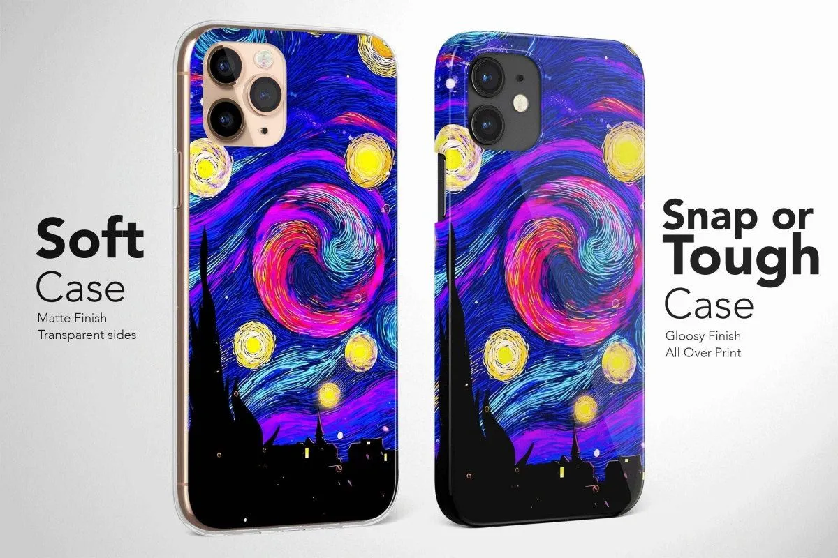 The Starry Night Phone Case Vincent Van Gogh Cover