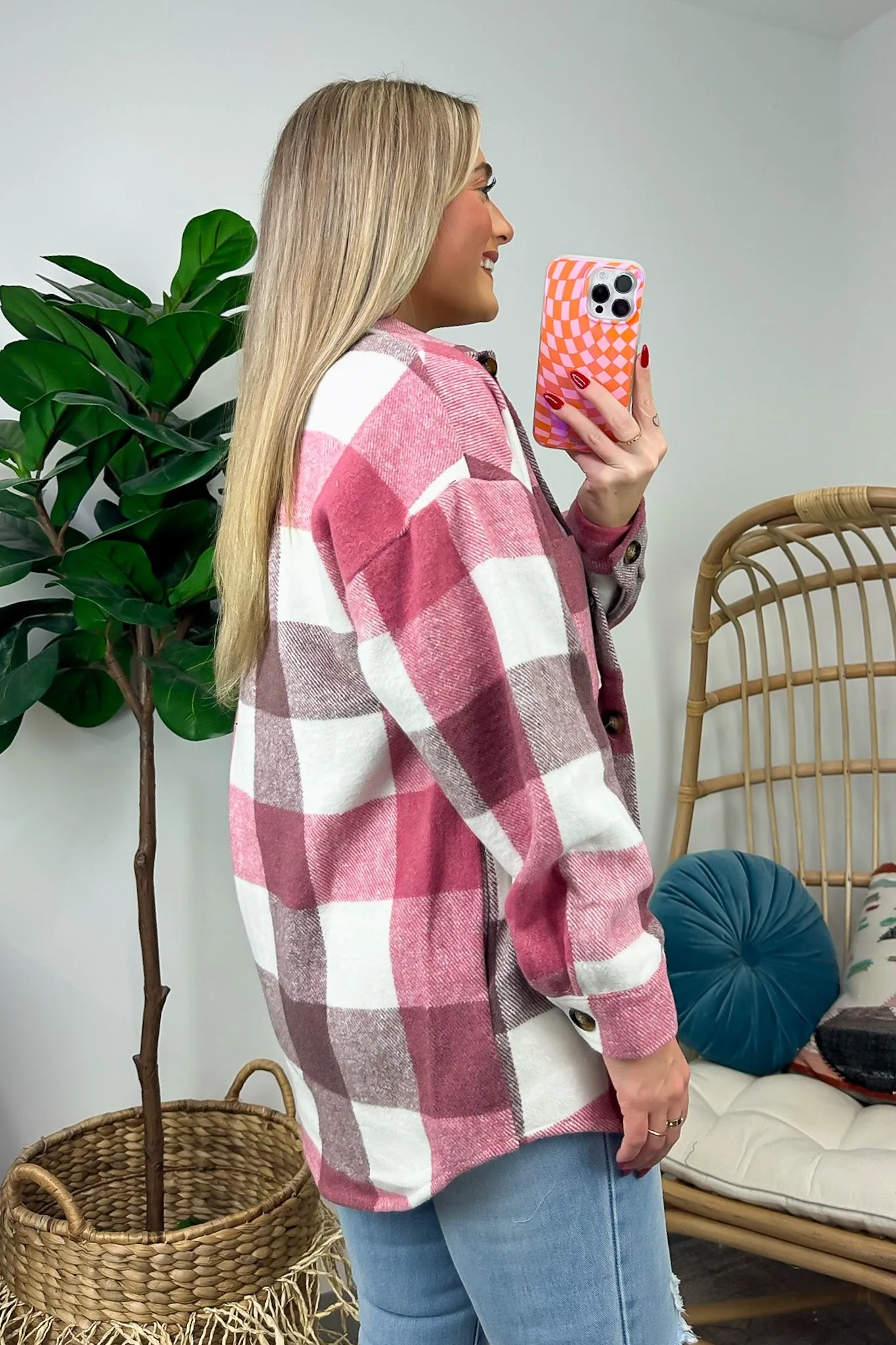 Tisla Oversized Plaid Shacket - FINAL SALE