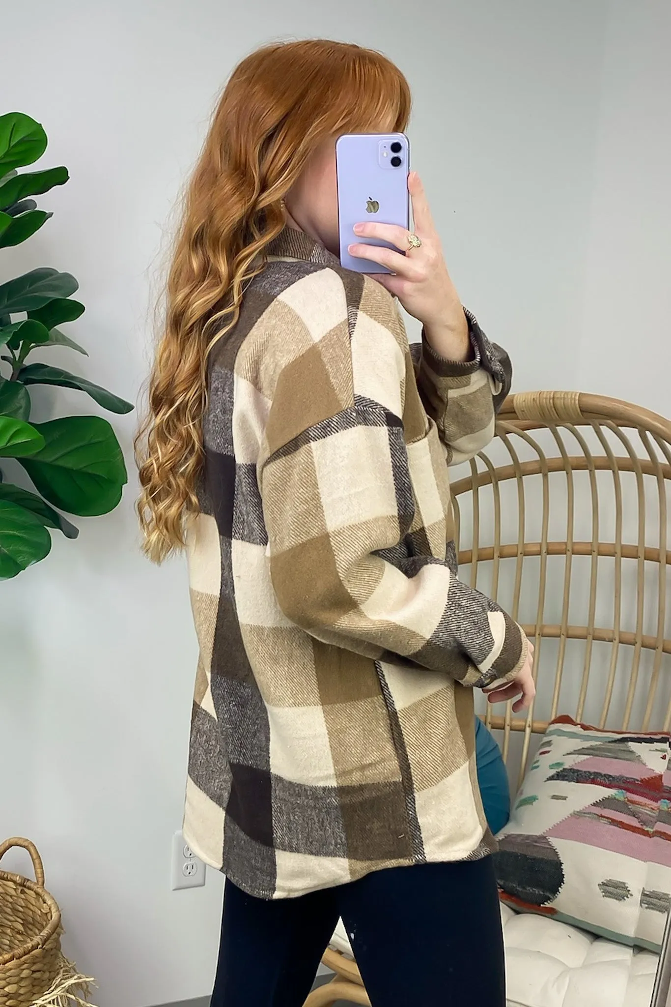 Tisla Oversized Plaid Shacket - FINAL SALE