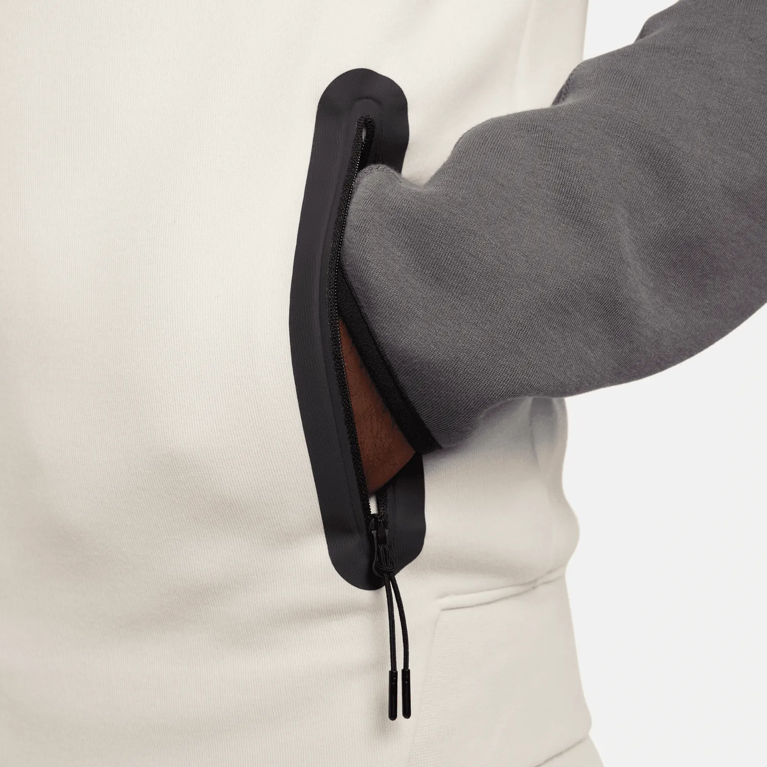 Veste Nike Tech Fleece -  Beige/Gris/Noir
