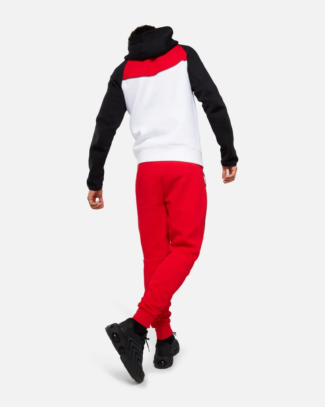 Veste Nike Tech Fleece -  Blanc/Noir/Rouge