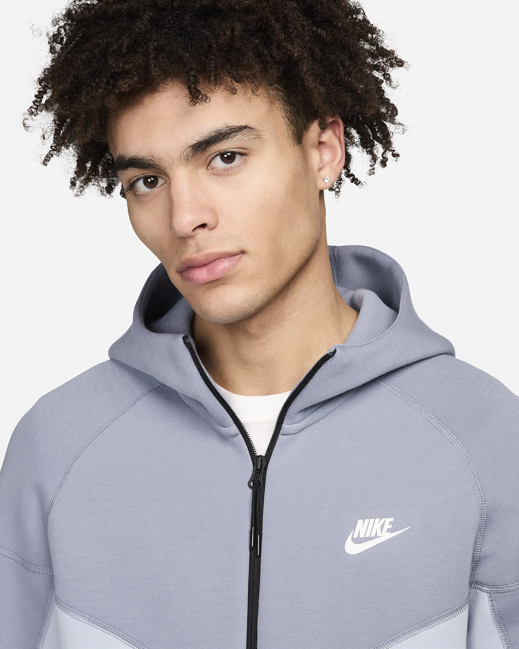 Veste Nike Tech Fleece Windrunner - Bleu