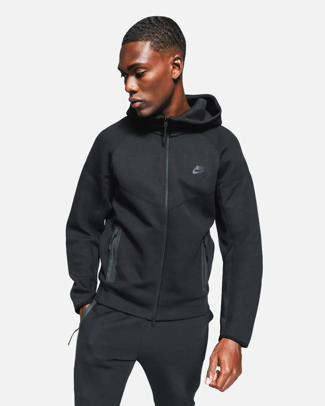 Veste Nike Tech Fleece Windrunner - Noir