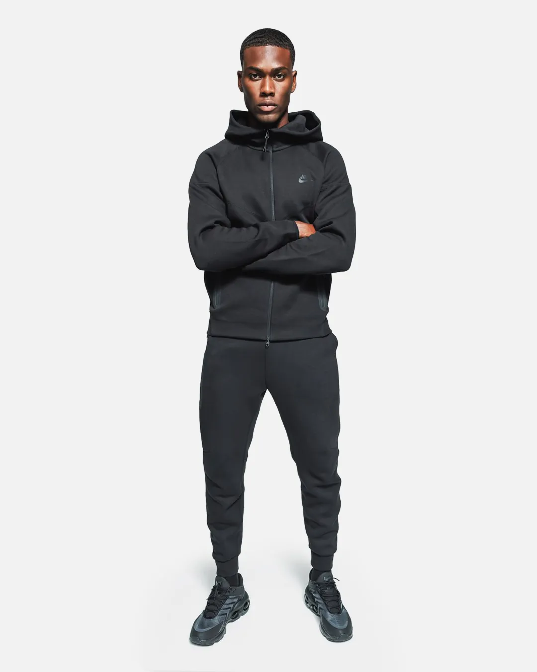 Veste Nike Tech Fleece Windrunner - Noir